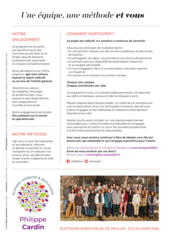 AIMEylan2026 : Programme final - Une équipe, une méthode et vous