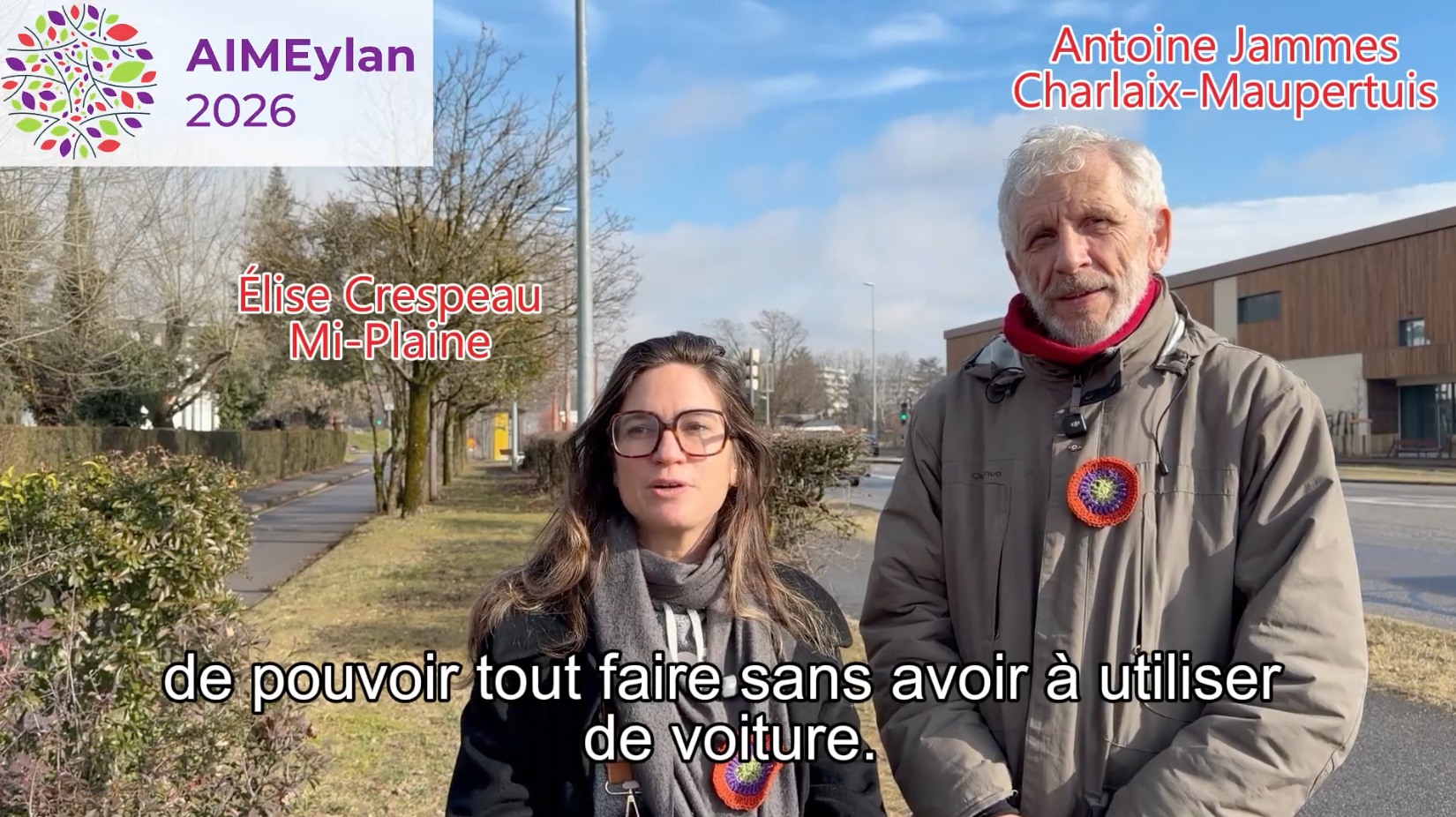 🎬 Demandez le programme AIMEylan2026 ! Elise Crespeau et Antoine Jammes nous parlent Mobilités et Déplacements