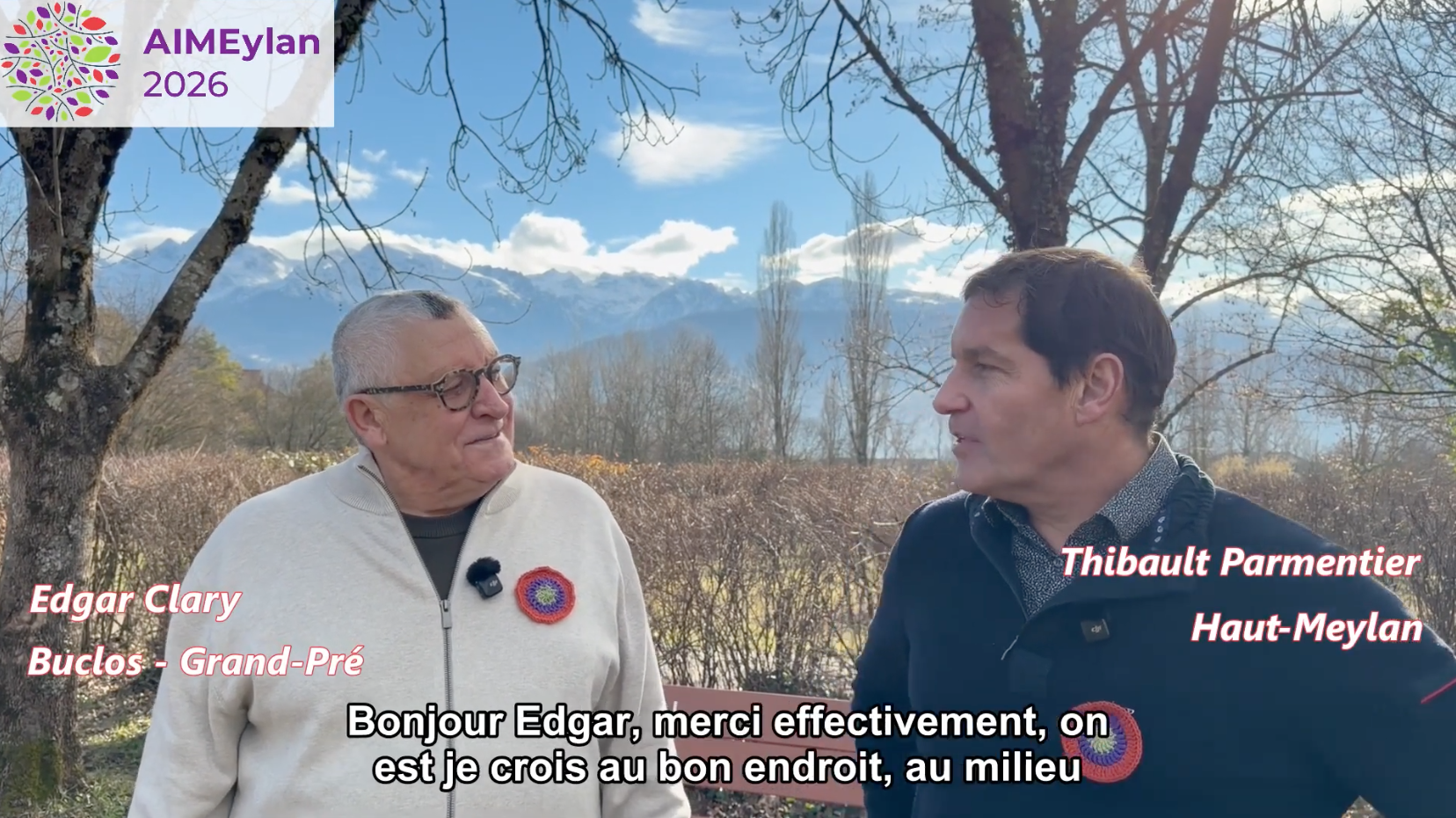 🎬 Demandez le programme AIMEylan2026 ! Edgar Clary et Thibault Parmentier nous parlent du lien entre cadre de vie et santé